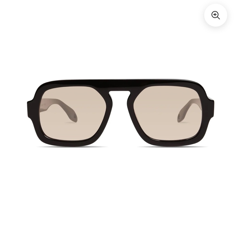 Elisa Johnson Jane sunglasses in Gloss Black